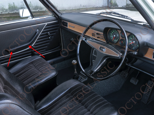 Audi 100 C1 Türgriffbolzen-Clip-Set, 2 Stück, Schwarz Audi 100 C1 Türgriffbolzen-Clip-Set, 2 Stück, Schwarz