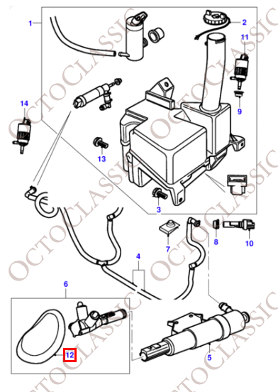 Jaguar S-Type Couvercle de jet de lavage de phare gauche ou droit XR856386XXX / XR856387XXX Jaguar S-Type Couvercle de jet de lavage de phare gauche ou droit XR856386XXX / XR856387XXX