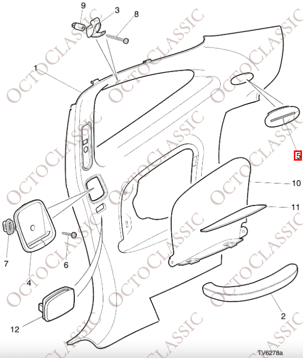 Jaguar XK8 Coupe/Convertible Seatbelt Escutcheon All Colors GJA2489AC Jaguar XK8 Coupe/Convertible Seatbelt Escutcheon All Colors GJA2489AC