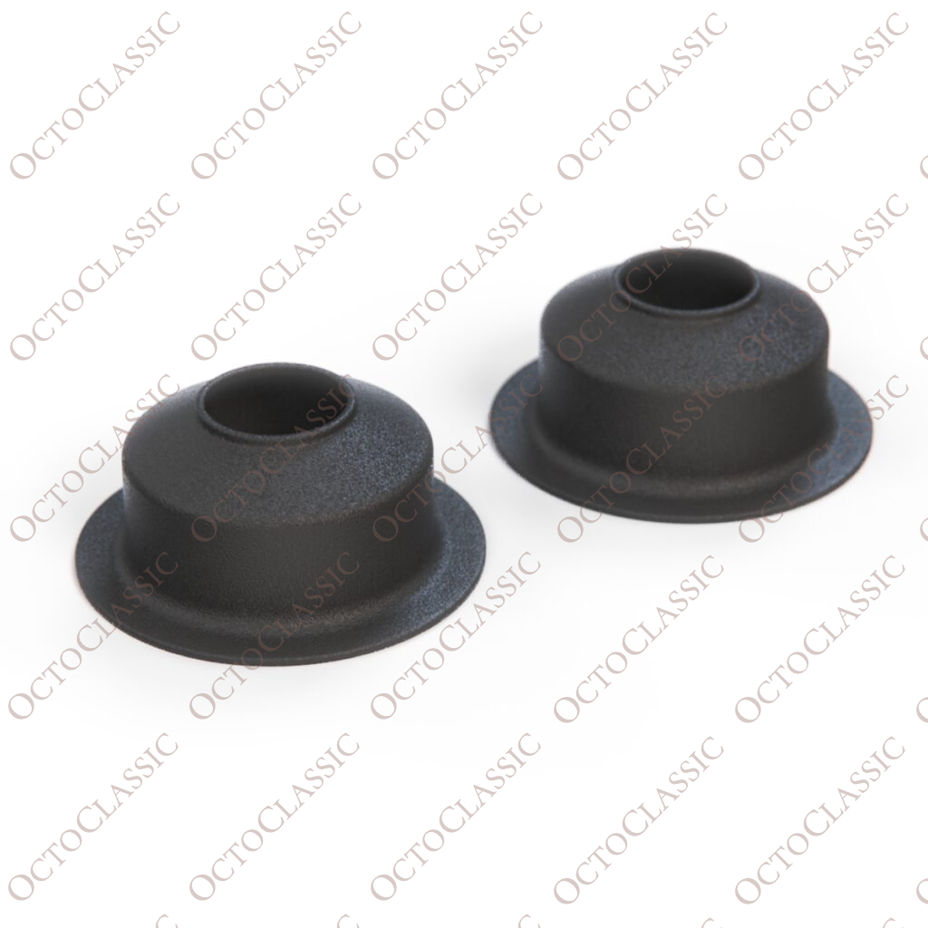 W123 Windshield Wiper Nut Cover Cap Set Of 2 Black A1238240072 W123 Windshield Wiper Nut Cover Cap Set Of 2 Black A1238240072