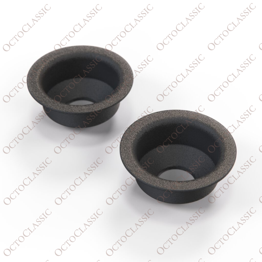 W123 Windshield Wiper Nut Cover Cap Set Of 2 Black A1238240072 W123 Windshield Wiper Nut Cover Cap Set Of 2 Black A1238240072