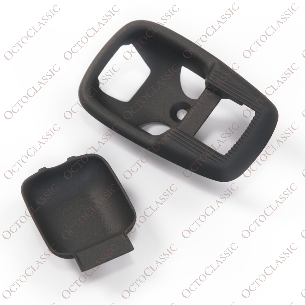VW Couvercle de loquet de portière Surround & ; Plate Black 111837239B VW Couvercle de loquet de portière Surround & ; Plate Black 111837239B