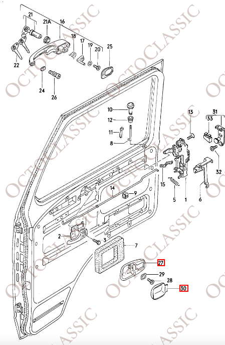 VW Couvercle de loquet de portière Surround & ; Plate Black 111837239B VW Couvercle de loquet de portière Surround & ; Plate Black 111837239B