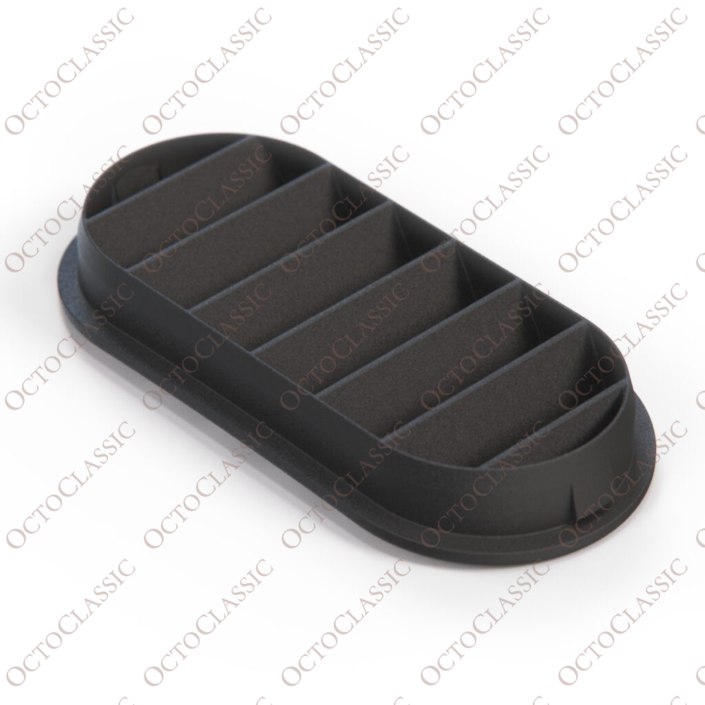 Porsche 924 944 968 B Pillar Door Vent Grille Black 477819175 Porsche 924 944 968 B Pillar Door Vent Grille Black 477819175