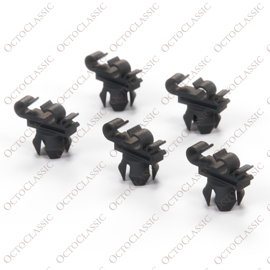 Ford Cosworth Sierra Sapphire Clip di fissaggio del tubo del carburante Set di 5 Nero 6148573 Ford Cosworth Sierra Sapphire Clip di fissaggio del tubo del carburante Set di 5 Nero 6148573
