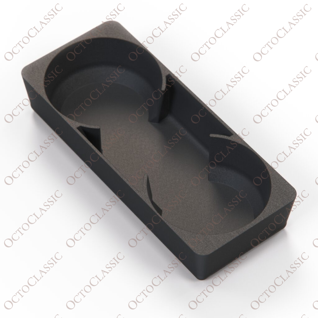 BMW E46 Dedicated Custom Double Cupholder Black BMW E46 Dedicated Custom Double Cupholder Black