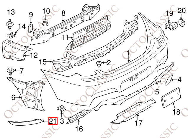 BMW M3 M4 F80 F82 F83 Réflecteurs de pare-chocs arrière Remplacement personnalisé Set de 2 Noirs 63147848583 & ; 63147848584 BMW M3 M4 F80 F82 F83 Réflecteurs de pare-chocs arrière Remplacement personnalisé Set de 2 Noirs 63147848583 & ; 63147848584