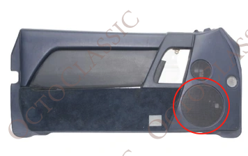 R129 Front Door Speaker Large Cover ALL COLORS, NEW (Mercedes Benz SL320 500 600) R129 Front Door Speaker Large Cover ALL COLORS, NEW (Mercedes Benz SL320 500 600)