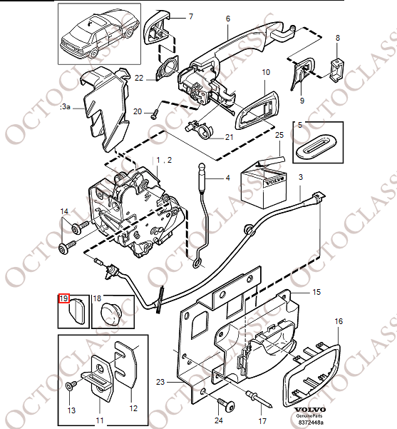 Volvo S70 manija de puerta delantera embellecedor interior cubierta de tornillo juego de 2 negro 6806030 Volvo S70 manija de puerta delantera embellecedor interior cubierta de tornillo juego de 2 negro 6806030