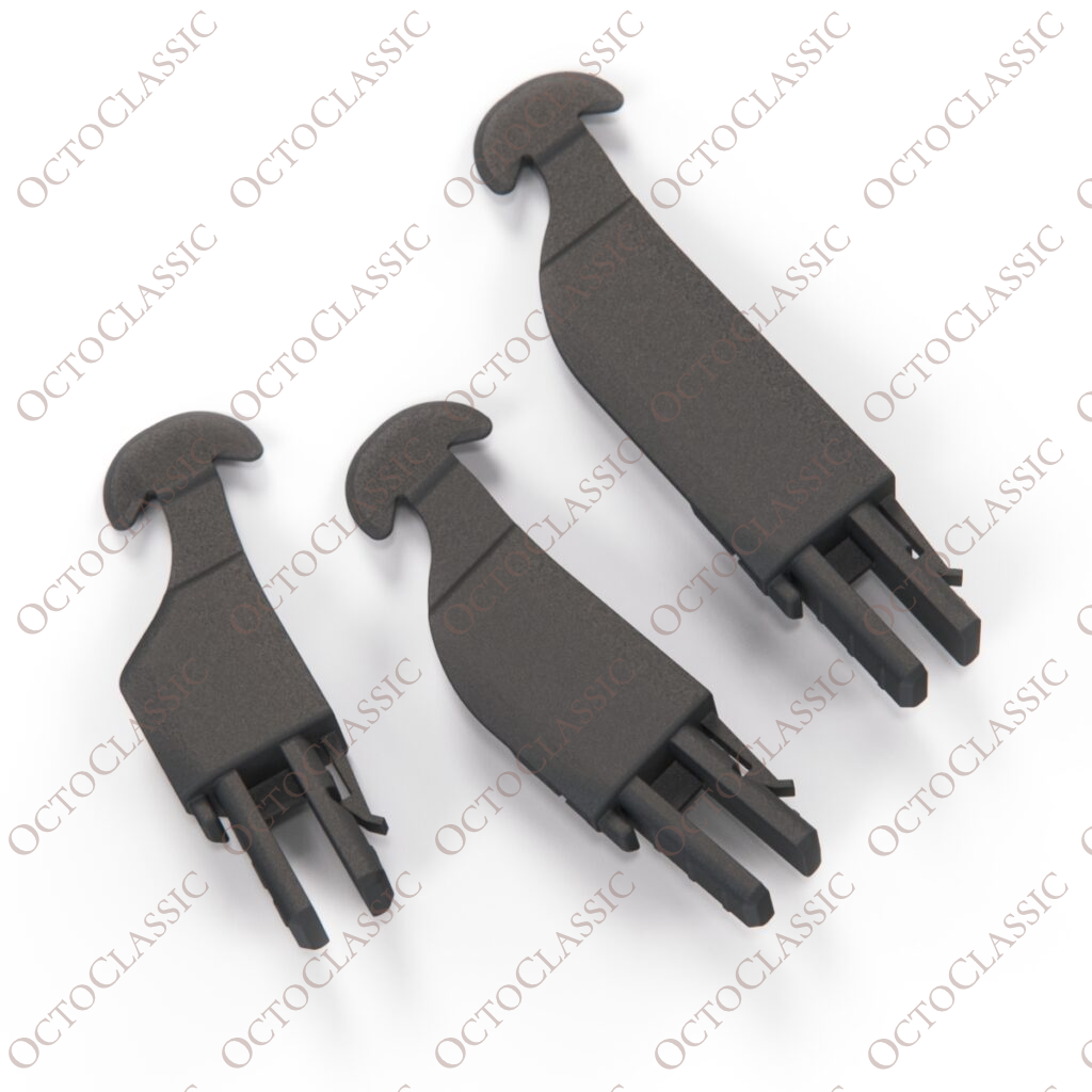 Fiat 500 Schiebedachhalterung Reparatursatz 3er-Set links oder rechts schwarz 77365912 Fiat 500 Schiebedachhalterung Reparatursatz 3er-Set links oder rechts schwarz 77365912