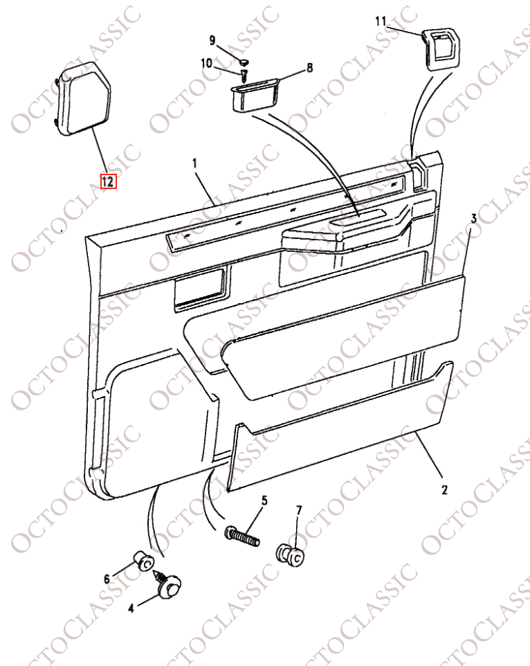 Cornice copertura altoparlante Range Rover Classic sinistra o destra tutti i colori BTR9638 / BTR9639 Cornice copertura altoparlante Range Rover Classic sinistra o destra tutti i colori BTR9638 / BTR9639