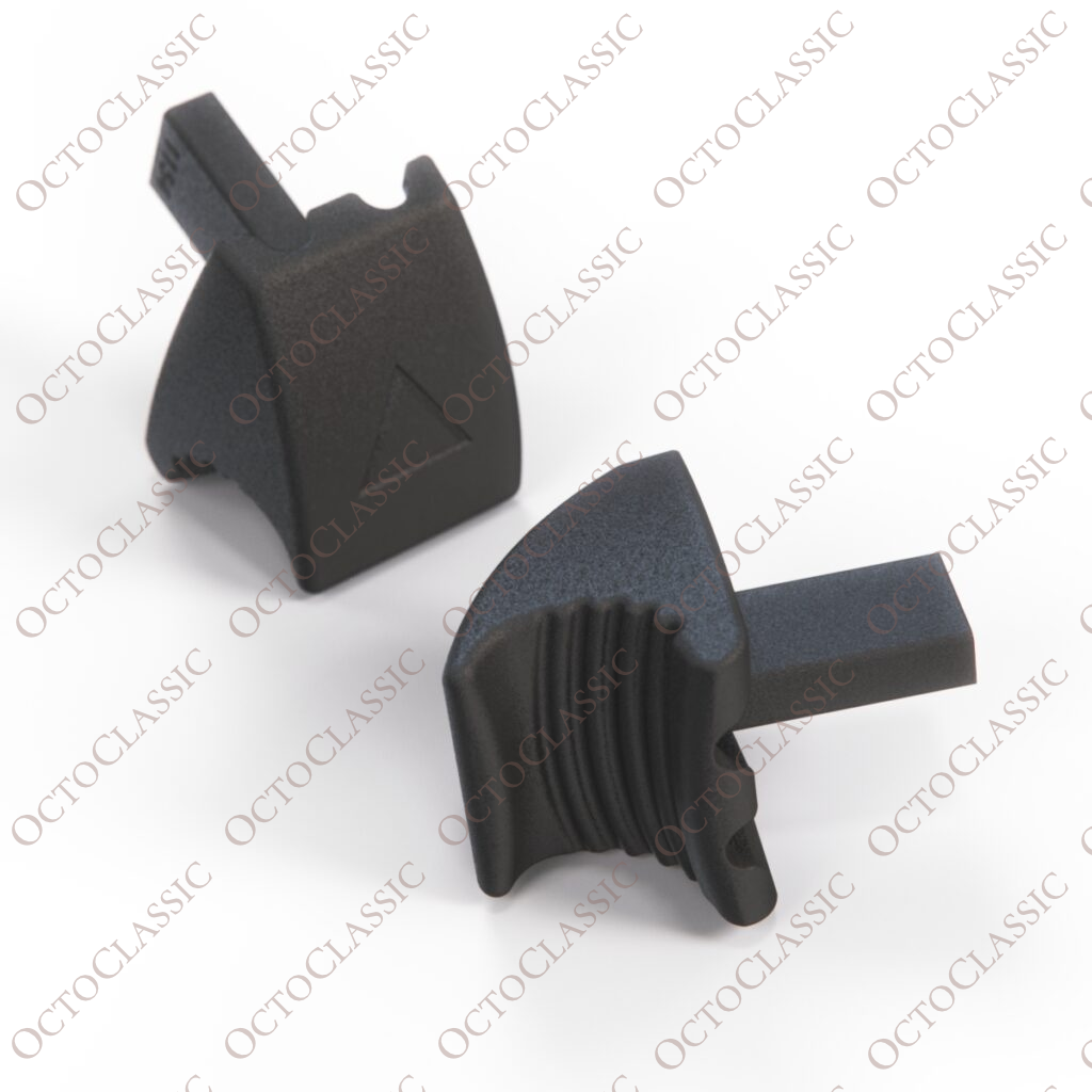 Set di 2 manopole di rilascio del sedile VW/Porsche nere 113881633E Set di 2 manopole di rilascio del sedile VW/Porsche nere 113881633E
