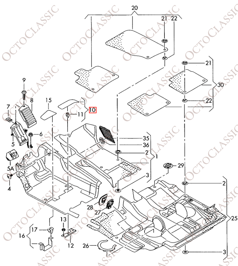 VW Touareg / Porsche Cayenne 955 / Audi Q7 Floor Trim Cover LHD Or RHD Black 7L0 864 298 VW Touareg / Porsche Cayenne 955 / Audi Q7 Floor Trim Cover LHD Or RHD Black 7L0 864 298