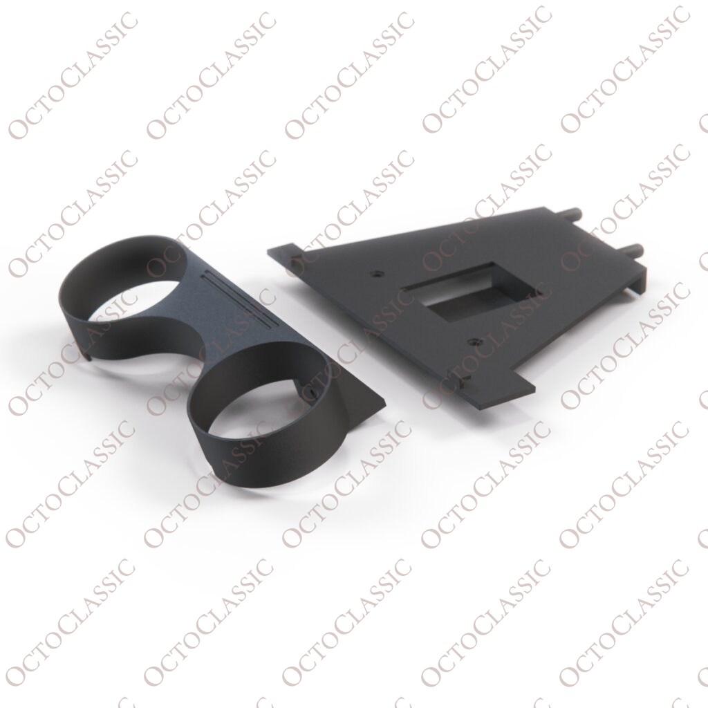 Soporte para cápsula de indicador de salpicadero Audi TT MK1, negro Soporte para cápsula de indicador de salpicadero Audi TT MK1, negro