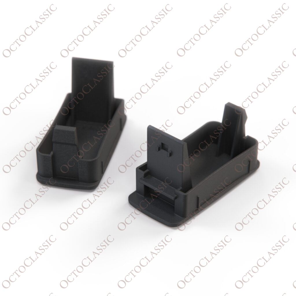 Juego de 2 cubiertas en blanco para interruptor de tablero de Honda Civic, color negro Juego de 2 cubiertas en blanco para interruptor de tablero de Honda Civic, color negro