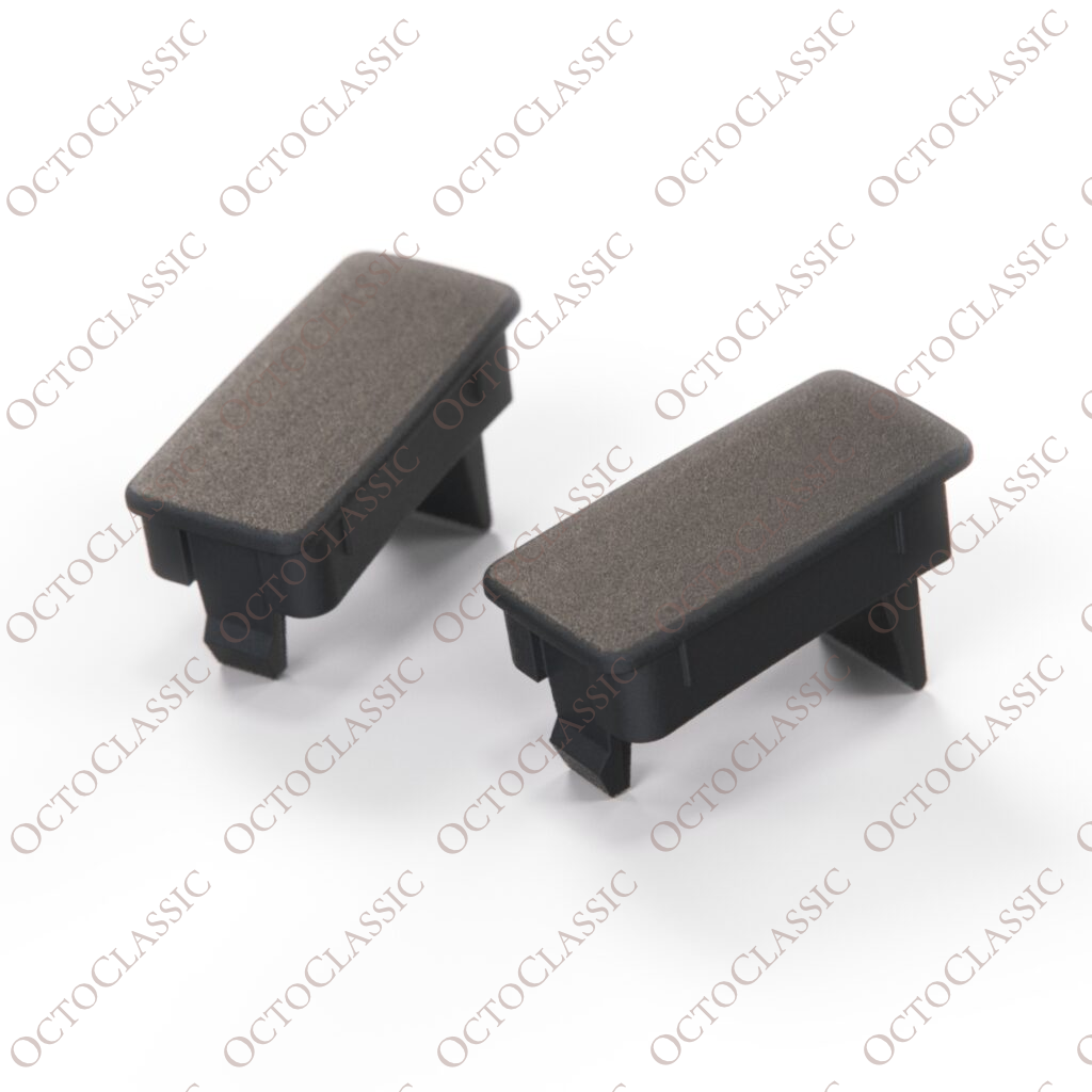 Juego de 2 cubiertas en blanco para interruptor de tablero de Honda Civic, color negro Juego de 2 cubiertas en blanco para interruptor de tablero de Honda Civic, color negro