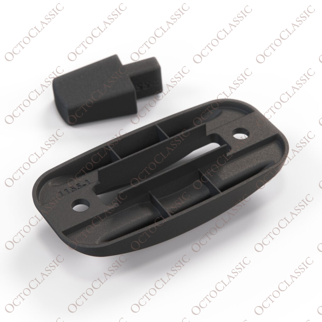 Fiat 127 Perilla de manija de palanca de asiento y moldura envolvente negra Fiat 127 Perilla de manija de palanca de asiento y moldura envolvente negra