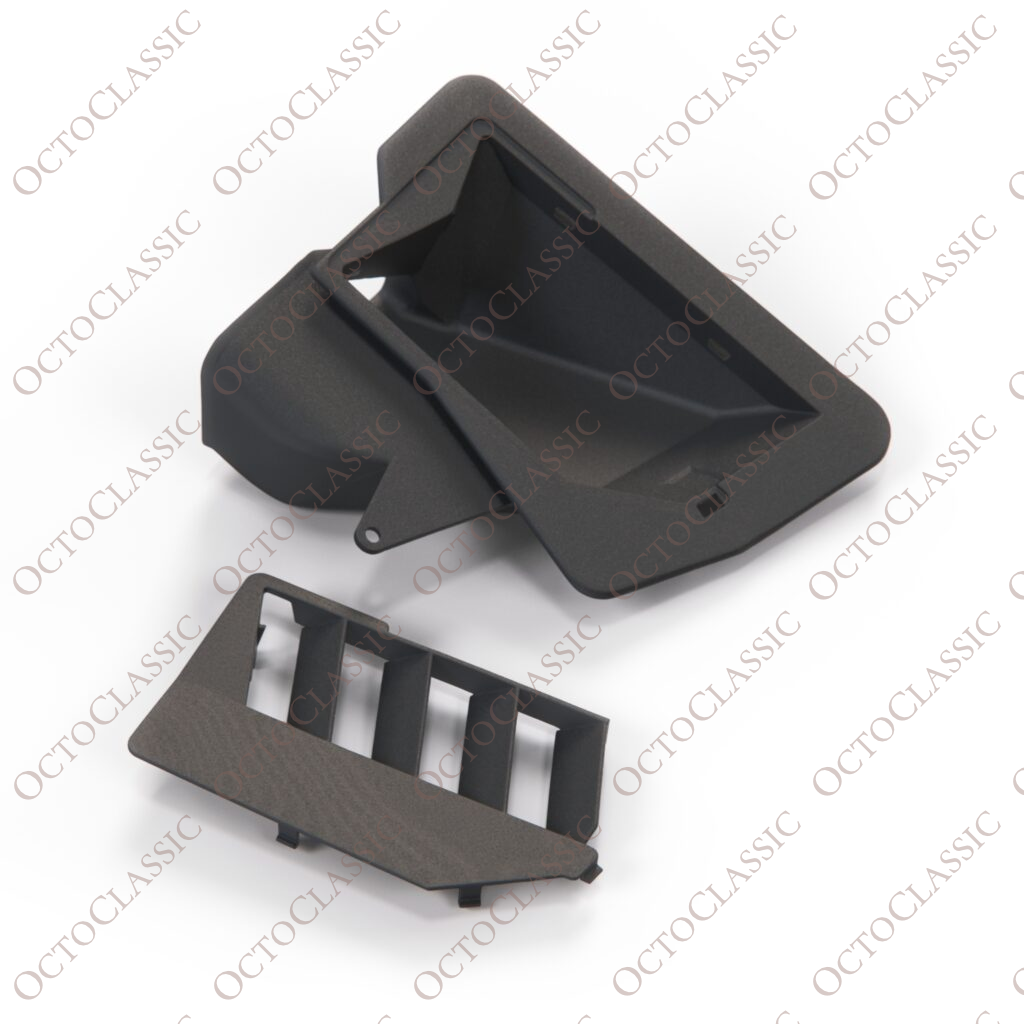 Mercedes R129 Cabin Air Duct Channel Left Or Right Two Versions Black A1298310346 / A1298311446 Mercedes R129 Cabin Air Duct Channel Left Or Right Two Versions Black A1298310346 / A1298311446
