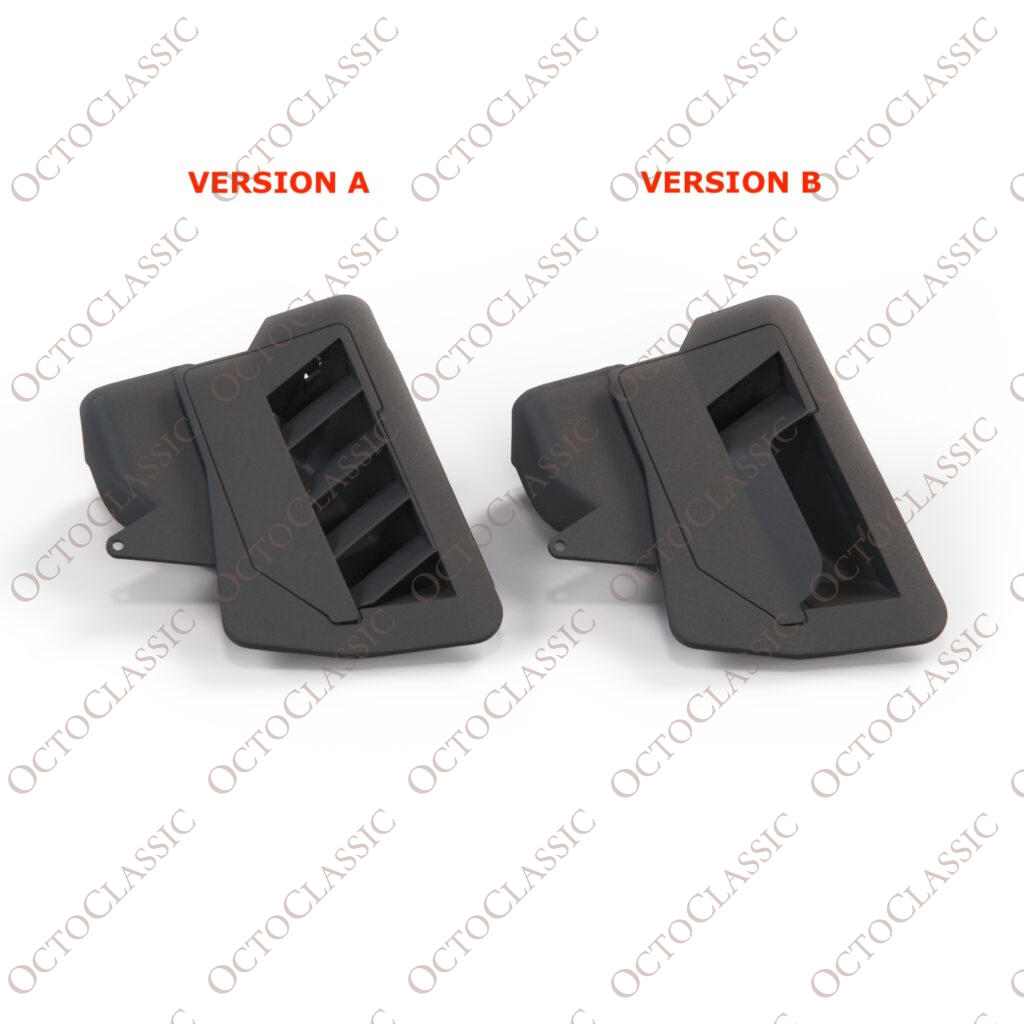 Mercedes R129 Cabin Air Duct Channel Left Or Right Two Versions Black A1298310346 / A1298311446 Mercedes R129 Cabin Air Duct Channel Left Or Right Two Versions Black A1298310346 / A1298311446
