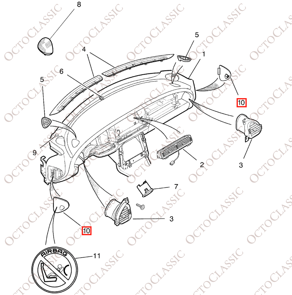 Jaguar XK8 Tableau de bord Facia Panneau d’extrémité Gauche ou Droite Toutes Couleurs GJA6658AA / GJA6659AA Jaguar XK8 Tableau de bord Facia Panneau d’extrémité Gauche ou Droite Toutes Couleurs GJA6658AA / GJA6659AA