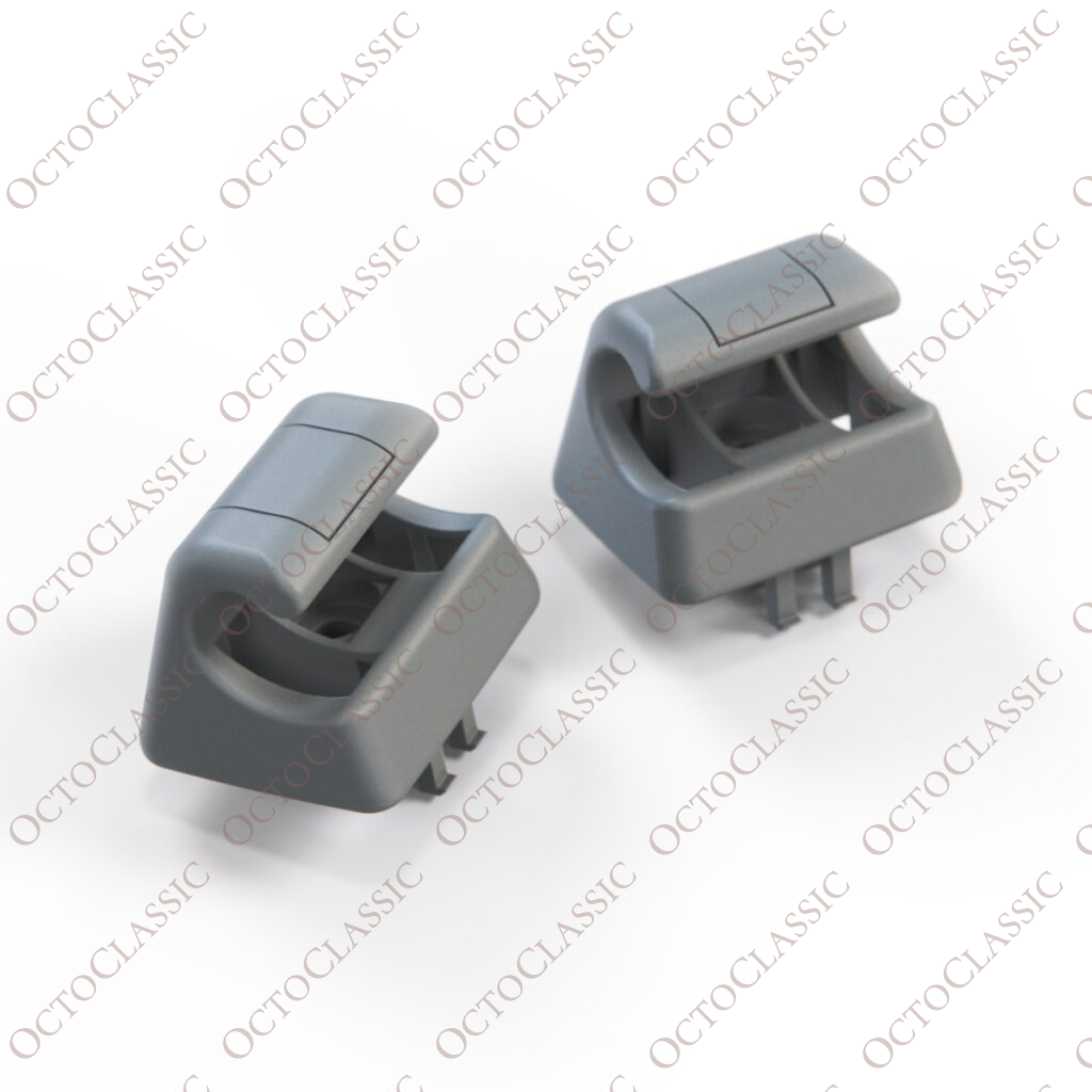 Mercedes W140 W202 W203 W210 W220 C215 Set di 2 clip per montaggio aletta parasole, tutti i colori A2028100712 Mercedes W140 W202 W203 W210 W220 C215 Set di 2 clip per montaggio aletta parasole, tutti i colori A2028100712