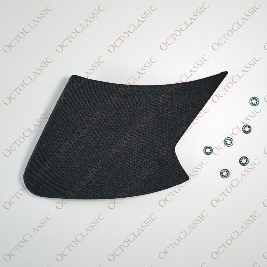 Mercedes R129 Górna osłona głośnika w drzwiach lewa lub prawa czarna z siatką A1297273588 / A1297273688 Mercedes R129 Górna osłona głośnika w drzwiach lewa lub prawa czarna z siatką A1297273588 / A1297273688
