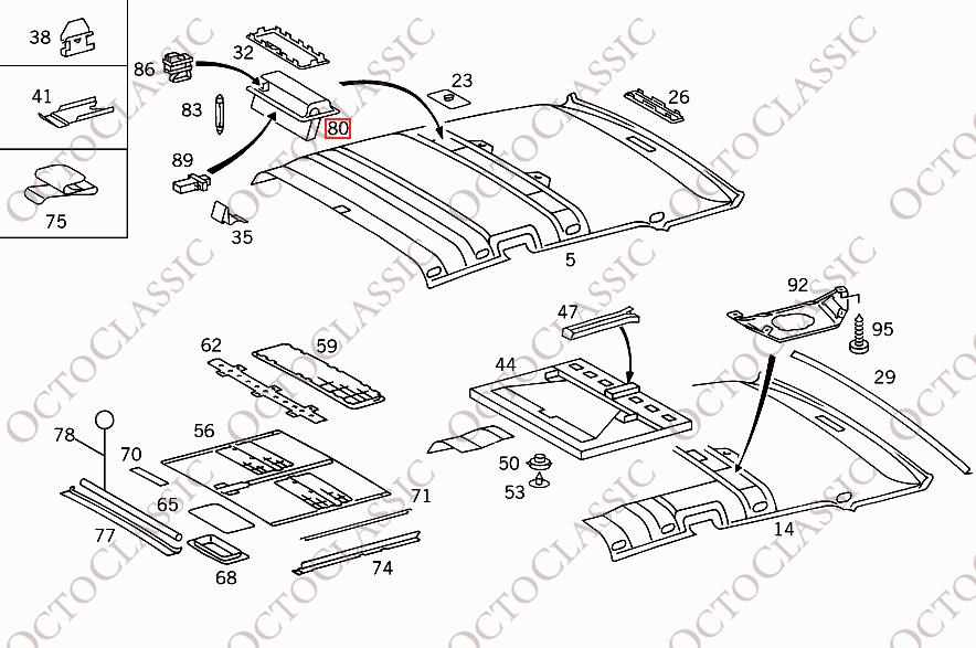 Carcasa del espejo retrovisor Mercedes W140 Todos los colores A1408101717 Carcasa del espejo retrovisor Mercedes W140 Todos los colores A1408101717