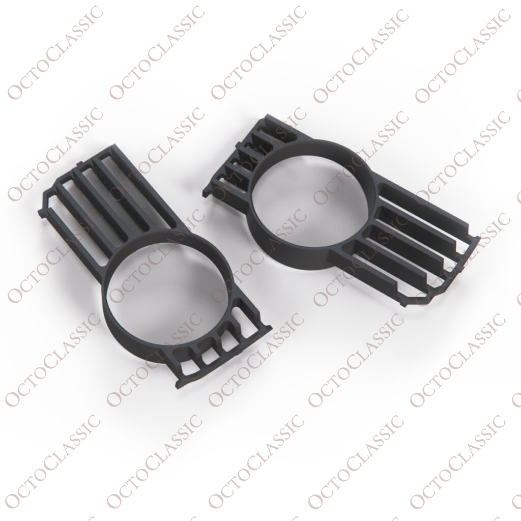 Soporte para vaina de instrumentos para Volkswagen Golf MK6, 52 mm, calefacción central, escape, lado izquierdo o derecho, color negro Soporte para vaina de instrumentos para Volkswagen Golf MK6, 52 mm, calefacción central, escape, lado izquierdo o derecho, color negro