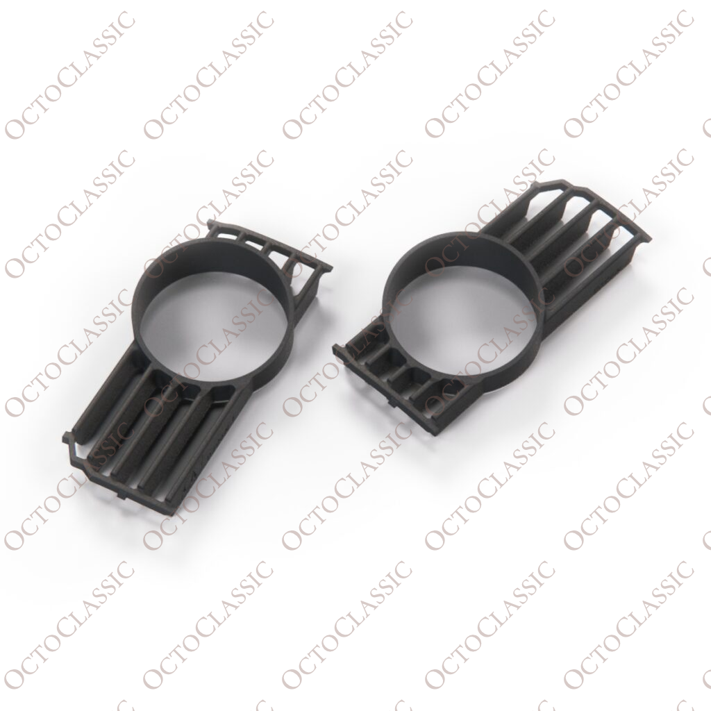Soporte para vaina de instrumentos para Volkswagen Golf MK6, 52 mm, calefacción central, escape, lado izquierdo o derecho, color negro Soporte para vaina de instrumentos para Volkswagen Golf MK6, 52 mm, calefacción central, escape, lado izquierdo o derecho, color negro