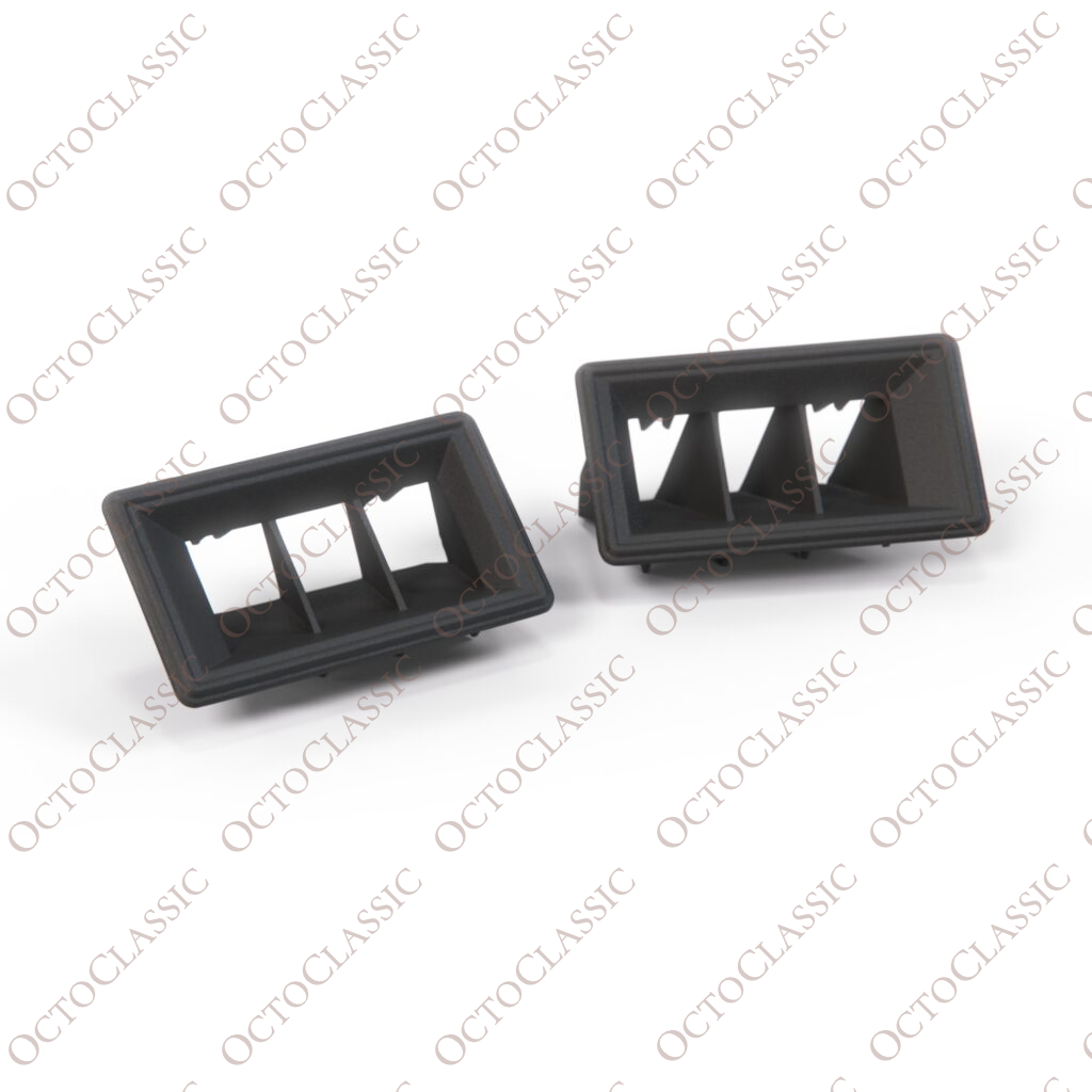 VW Passat Quantum Santana Air Vent Nozzles Set Of 2 Left And Right Black 321819705F & 321819706D VW Passat Quantum Santana Air Vent Nozzles Set Of 2 Left And Right Black 321819705F & 321819706D