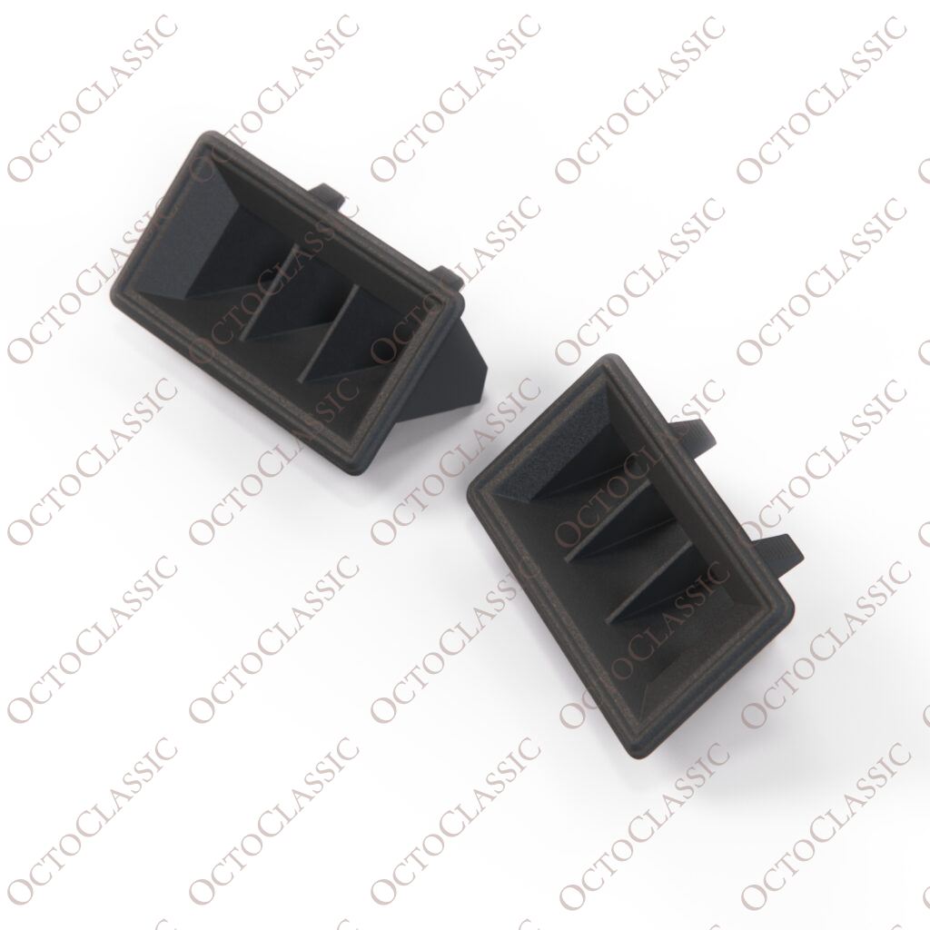 VW Passat Quantum Santana Air Vent Nozzles Set Of 2 Left And Right Black 321819705F & 321819706D VW Passat Quantum Santana Air Vent Nozzles Set Of 2 Left And Right Black 321819705F & 321819706D