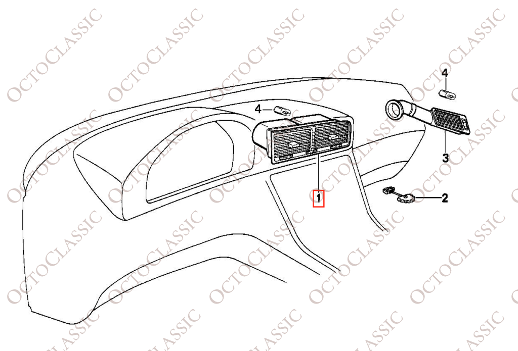 BMW E31 Armaturenbrett-Luftkanalrahmen LHD oder RHD Schwarz 64221383084 / 64221383087 BMW E31 Armaturenbrett-Luftkanalrahmen LHD oder RHD Schwarz 64221383084 / 64221383087