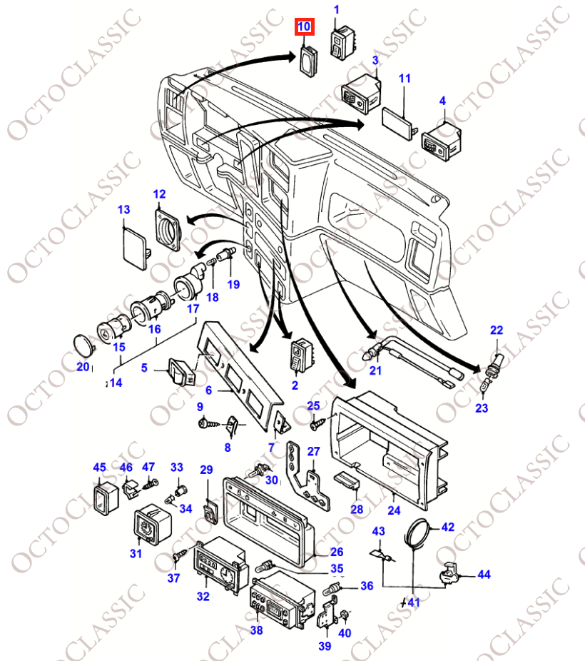 Ford Fiesta Sierra Window Lift Switch Cover Cap Set di 2 Nero o Grigio 6109315 Ford Fiesta Sierra Window Lift Switch Cover Cap Set di 2 Nero o Grigio 6109315