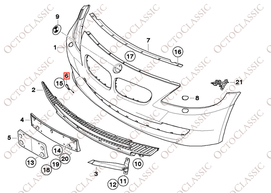 BMW Z4 E85 E86 Frontstoßstange Abschleppöse Kappenabdeckung grundiert 51110033250 / 7158834 BMW Z4 E85 E86 Frontstoßstange Abschleppöse Kappenabdeckung grundiert 51110033250 / 7158834