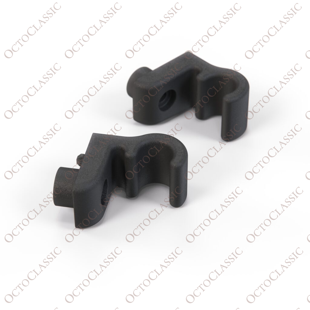 Zestaw 2 haków rolety przeciwsłonecznej do Audi 100 A6 Avant czarny 4A9861327 Zestaw 2 haków rolety przeciwsłonecznej do Audi 100 A6 Avant czarny 4A9861327