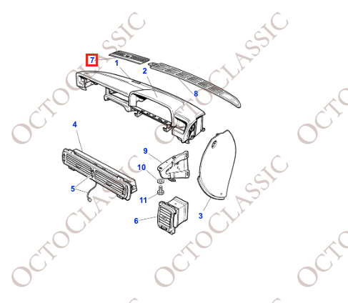 Jaguar XJ XJ6 XJ12 XJR Copertura sensore allarme cruscotto Griglia Nero MNA6561ABLEG Jaguar XJ XJ6 XJ12 XJR Copertura sensore allarme cruscotto Griglia Nero MNA6561ABLEG
