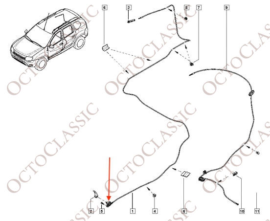 Renault Logan – Ensemble du boîtier d’ouverture de la trappe à carburant – Noir 788224477R & ; 788229569R Renault Logan – Ensemble du boîtier d’ouverture de la trappe à carburant – Noir 788224477R & ; 788229569R