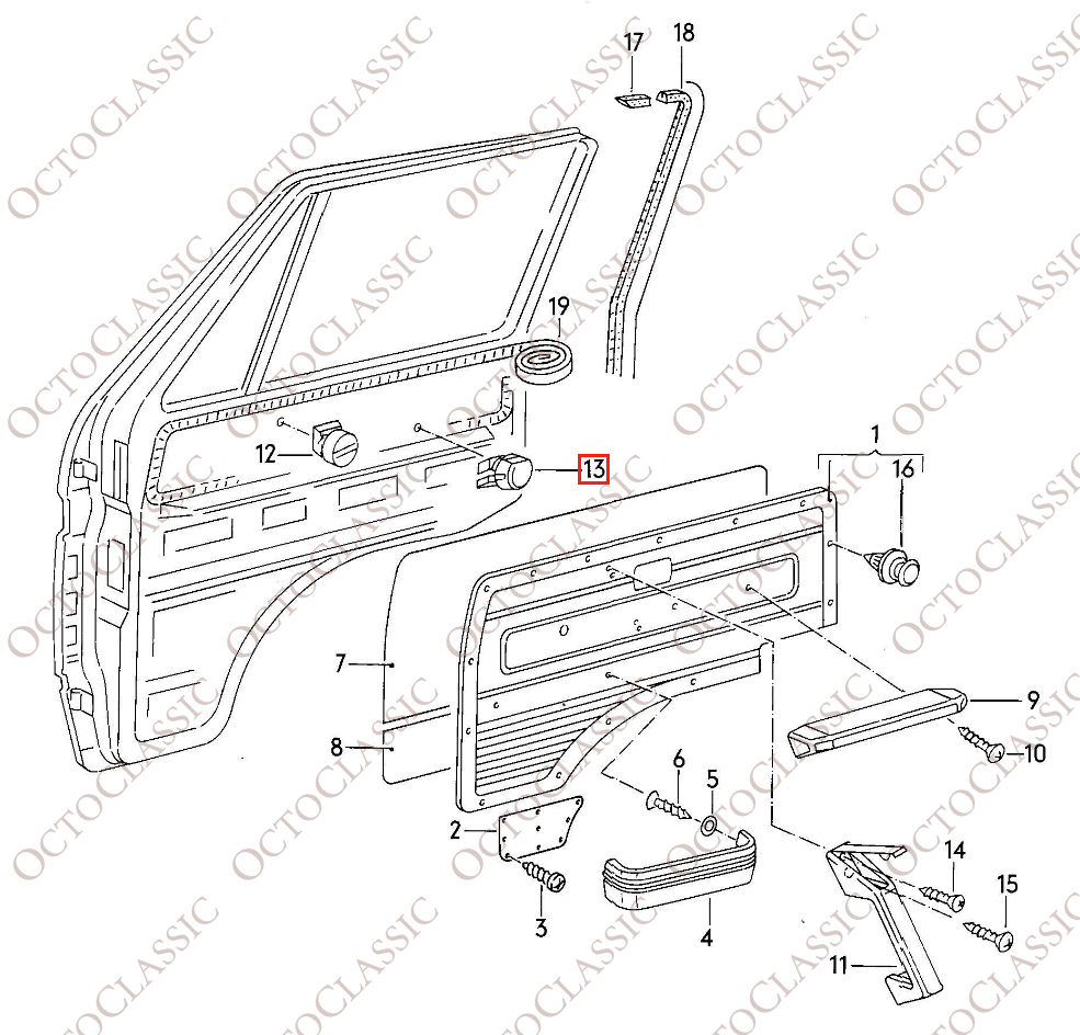 Volkswagen Transporter T3 Expanding Nut For Front Door Armrest Set Of 2 Black 255867199 Volkswagen Transporter T3 Expanding Nut For Front Door Armrest Set Of 2 Black 255867199