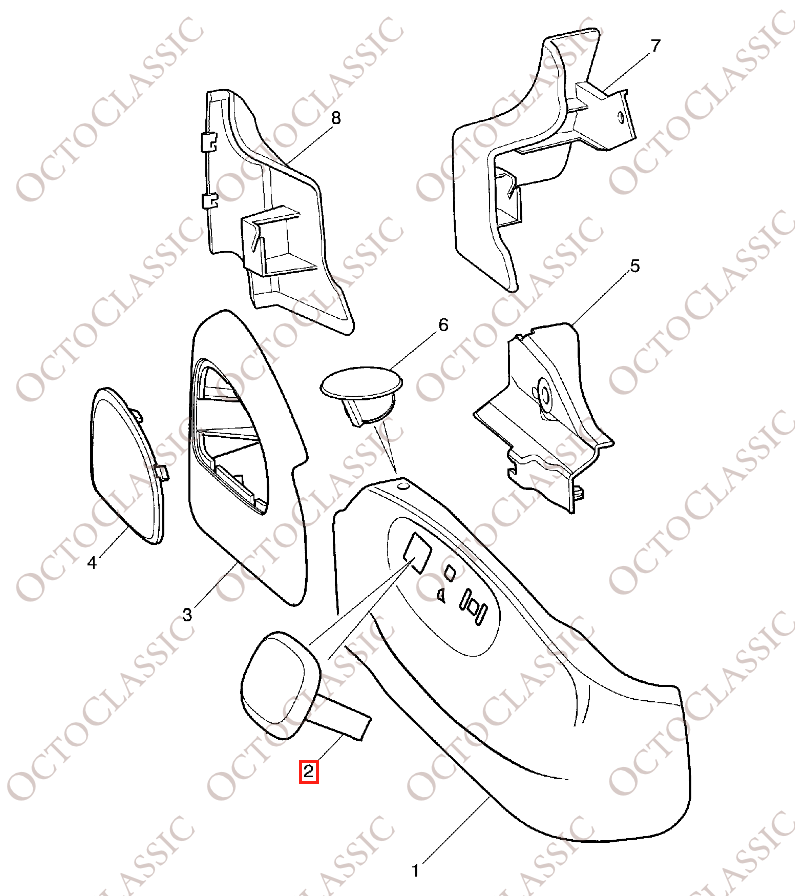 Jaguar S Type Seat Switch Blank Cover Tutti i colori XR810927 Jaguar S Type Seat Switch Blank Cover Tutti i colori XR810927