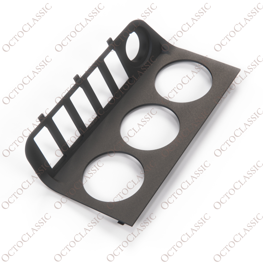 BMW E36 Bottom Compartment 52mm Turbo Single Double O Triple Gauge Holder Pinless Nero LHD o RHD BMW E36 Bottom Compartment 52mm Turbo Single Double O Triple Gauge Holder Pinless Nero LHD o RHD