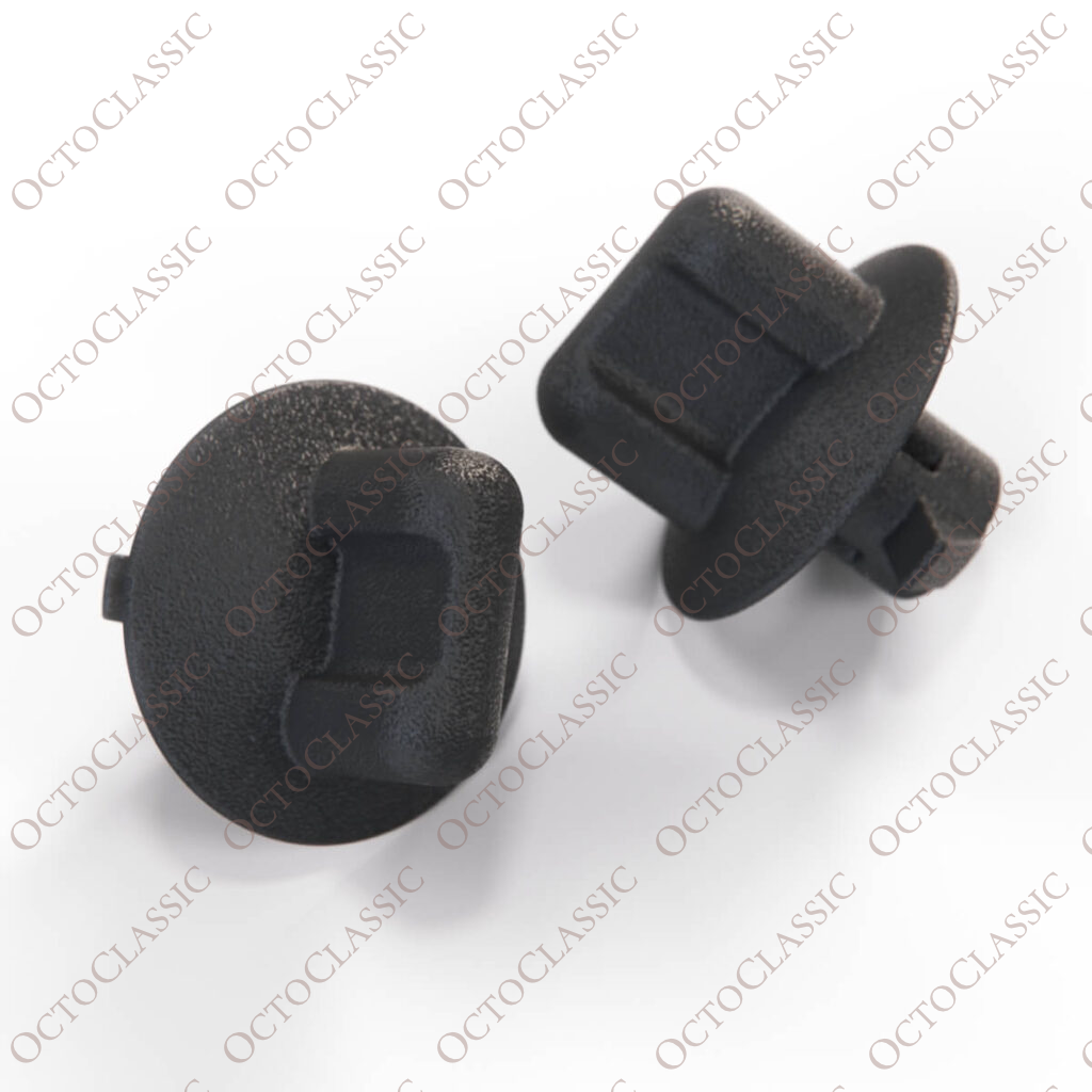 Mazda RX7 Rear Cargo Plastic Carpet Hold Downs Set di 2 Nero Mazda RX7 Rear Cargo Plastic Carpet Hold Downs Set di 2 Nero