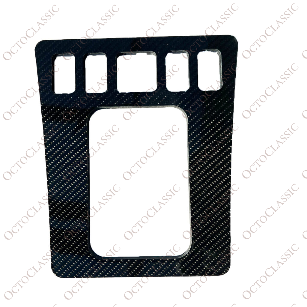 Mercedes W201 Control Panel Cover All Versions Custom Carbon Fiber A2016830200 Mercedes W201 Control Panel Cover All Versions Custom Carbon Fiber A2016830200