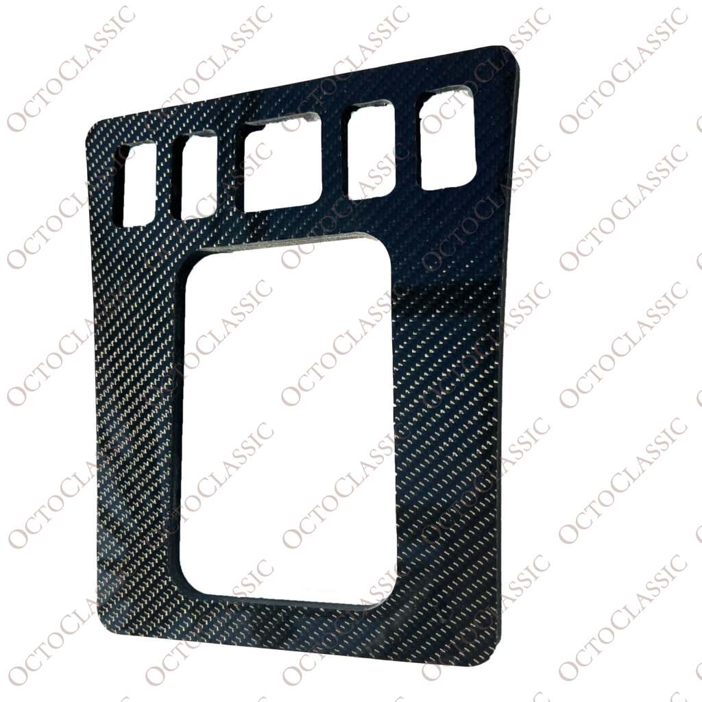 Mercedes W201 Control Panel Cover All Versions Custom Carbon Fiber A2016830200 Mercedes W201 Control Panel Cover All Versions Custom Carbon Fiber A2016830200
