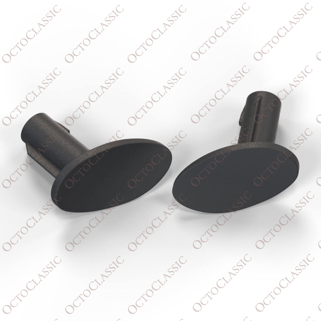 Alfa Romeo 147 GT Set di 2 tappi per maniglia porta anteriore, neri 71775574 Alfa Romeo 147 GT Set di 2 tappi per maniglia porta anteriore, neri 71775574