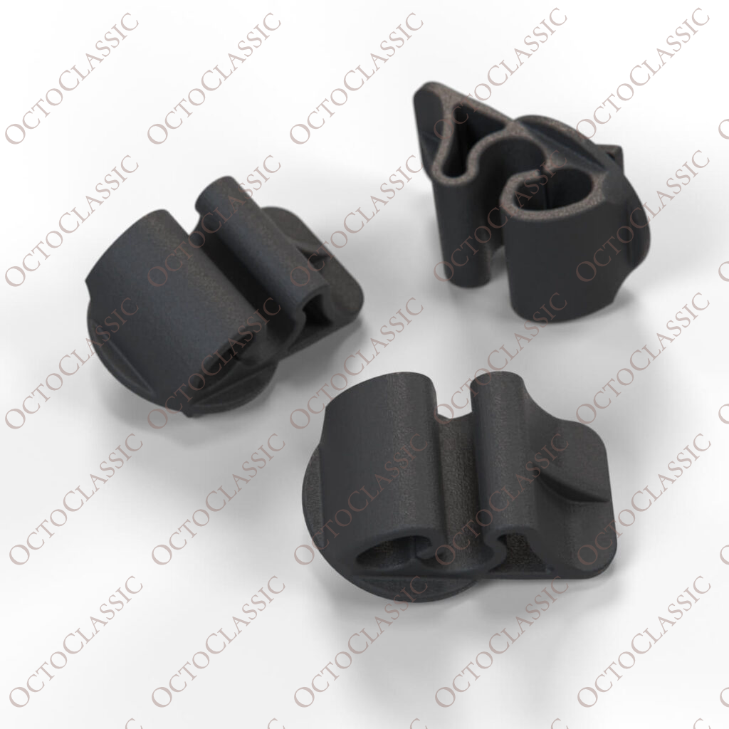 Renault 5 Supporto Cruscotto Gancio Set di 3 Nero 7700768048 Renault 5 Supporto Cruscotto Gancio Set di 3 Nero 7700768048