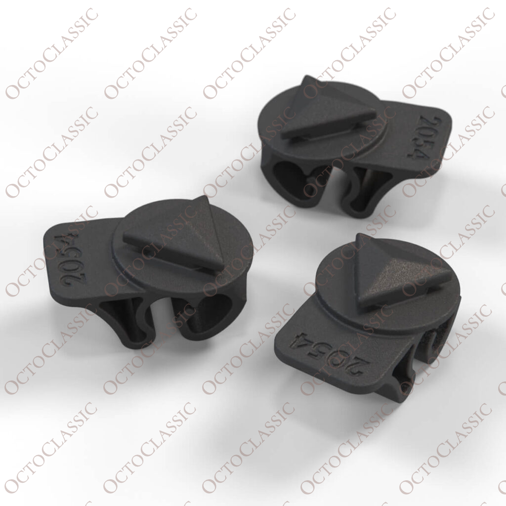 Renault 5 Supporto Cruscotto Gancio Set di 3 Nero 7700768048 Renault 5 Supporto Cruscotto Gancio Set di 3 Nero 7700768048