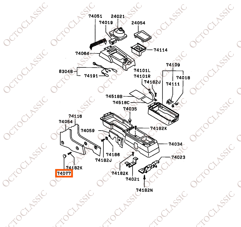 Mitsubishi Eclipse 1G Copri Vite Console Centrale Set di 4 Tutti i Colori MB479376 Mitsubishi Eclipse 1G Copri Vite Console Centrale Set di 4 Tutti i Colori MB479376