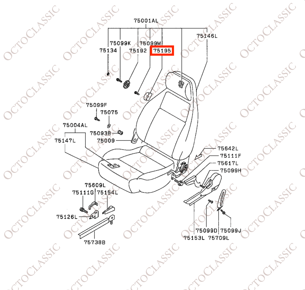 Mitsubishi Eclipse 1G Osłona Płytki Regulacji Fotelu Kierowcy Wszystkie Kolory MB791761 Mitsubishi Eclipse 1G Osłona Płytki Regulacji Fotelu Kierowcy Wszystkie Kolory MB791761