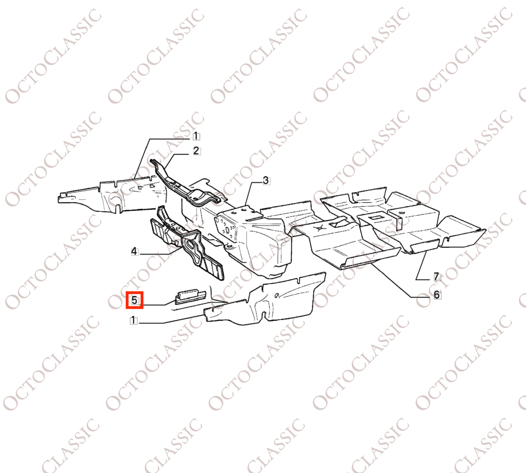 Lancia Delta HF Integrale EVO Motorraum Kabelabdeckung links oder rechts schwarz 82426592 / 82426591 Lancia Delta HF Integrale EVO Motorraum Kabelabdeckung links oder rechts schwarz 82426592 / 82426591