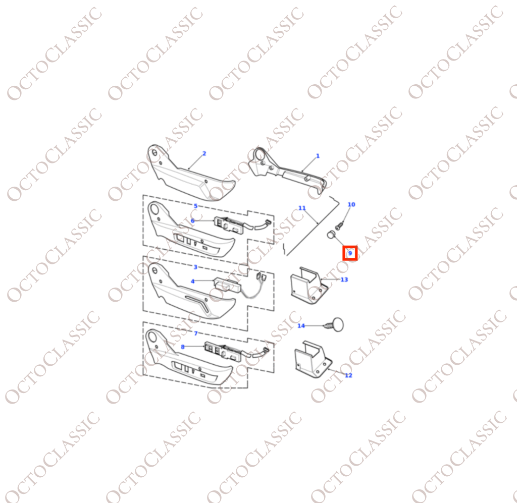 Range Rover P38 Schraubenabdeckung Sitzseitenverkleidung vorn 4er-Set Alle Farben BTR6061AAT Range Rover P38 Schraubenabdeckung Sitzseitenverkleidung vorn 4er-Set Alle Farben BTR6061AAT